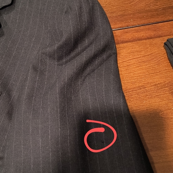 Brooks Brothers Own Make Custom Charcoal Stripe Two Button Suit 42L - Picture 14 of 15